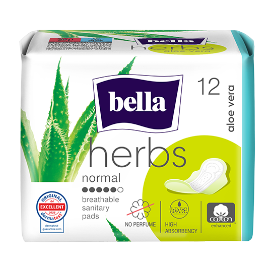 САНИТАРНИ КЪРПИ BELLA HERBS, ОБОГАТЕНИ С АЛОЕ ВЕРА